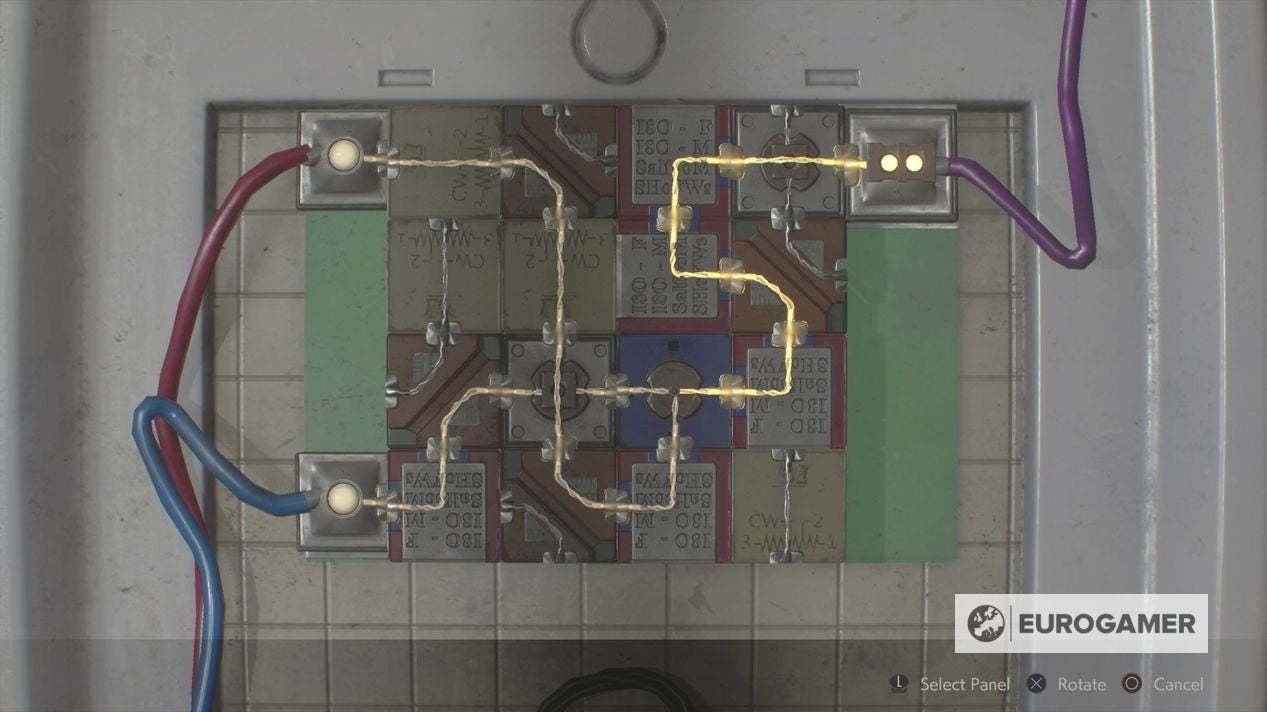 Resident Evil 2 Power Panel Parts Puzzle Solution Eurogamer Resident Evil 2 Power Panel Parts Puzzle Solution Eurogamer